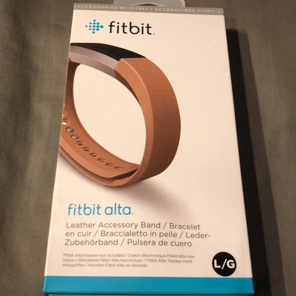 Fitbit Alta Leather Accessory Band/ Bracelet